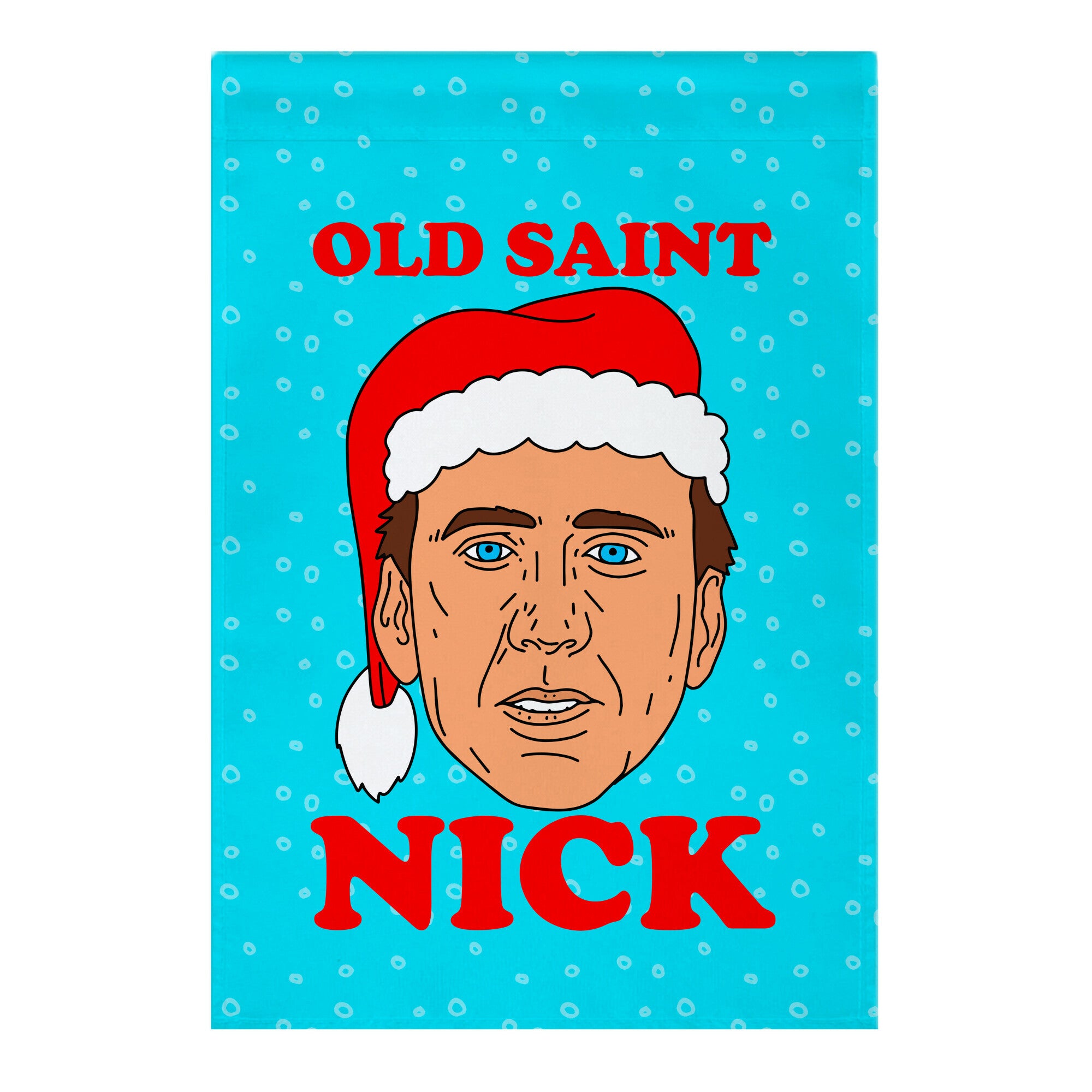 Old Saint Nick Garden Flag